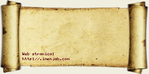 Danica Tešanović vizit kartica